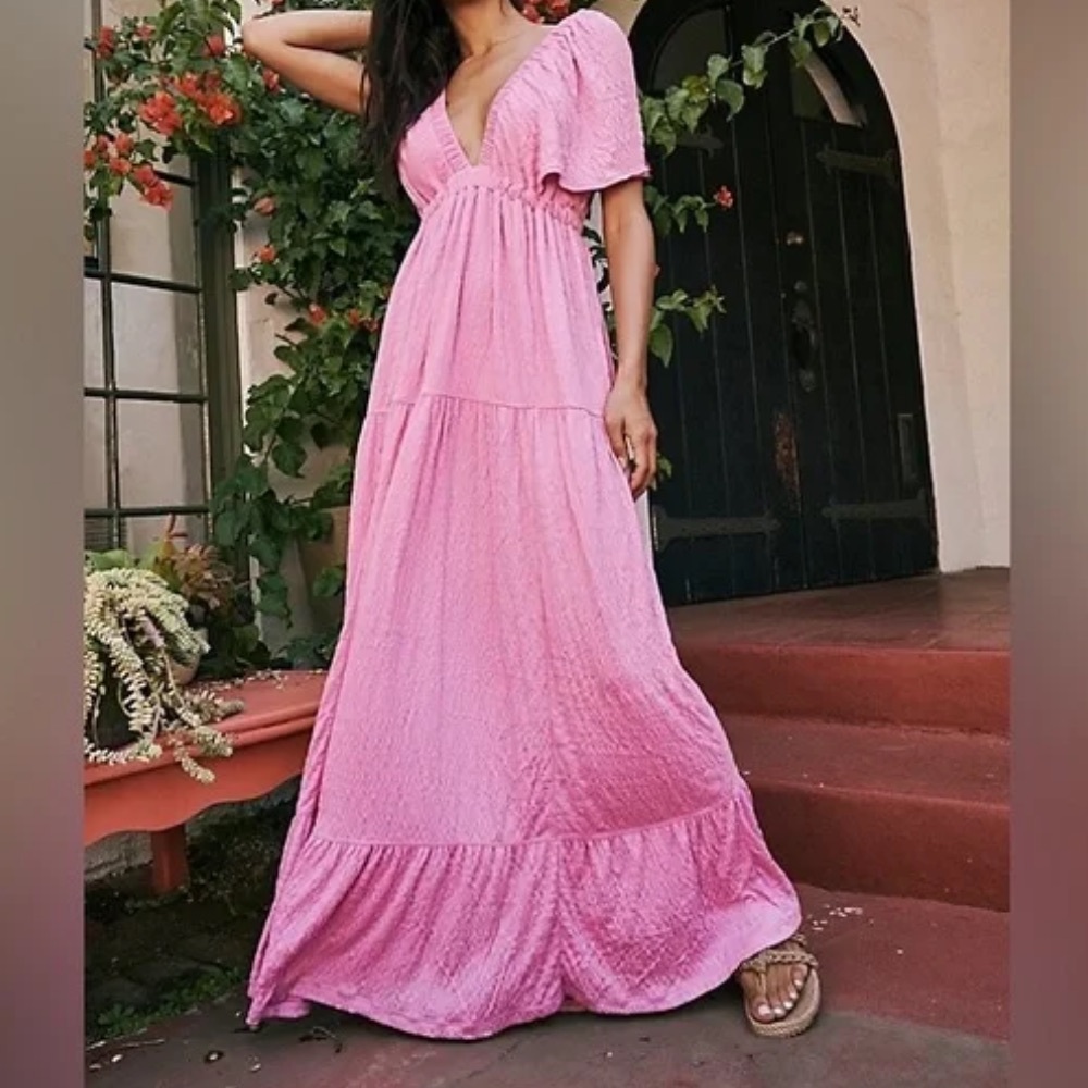 Free People Orchid Pink La La Maxi